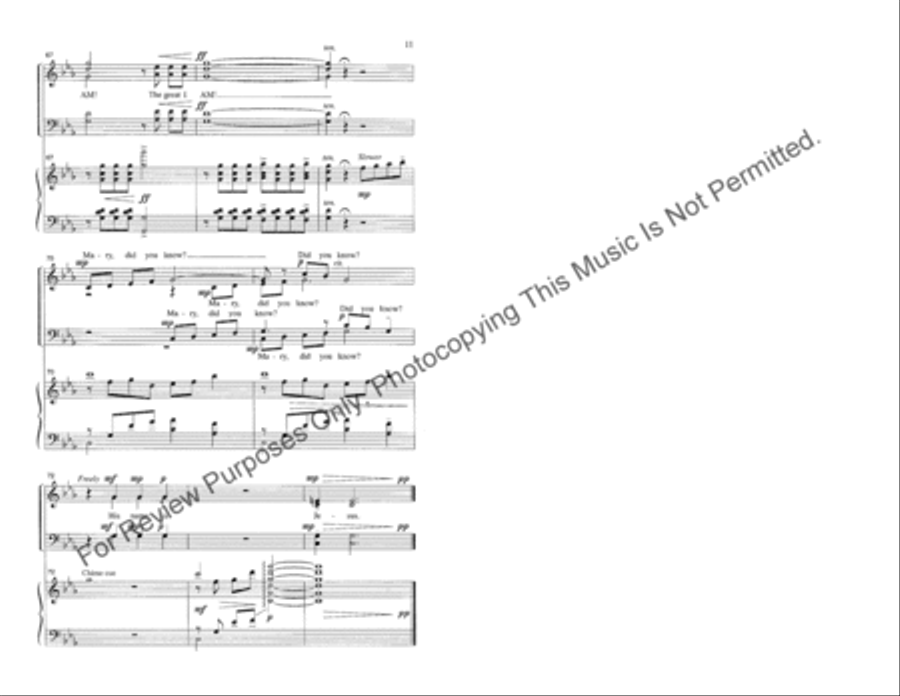 Mary, Did You Know? Mary, Did You Know? 2-Part scores gallery preview page 6