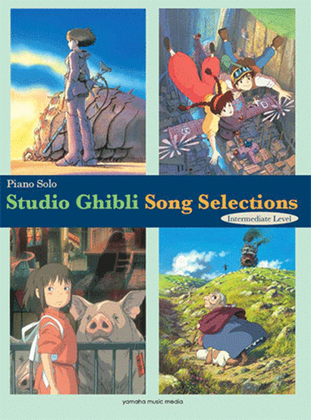 Book cover for Studio Ghibli Song Selections Intermediate Level/English Version