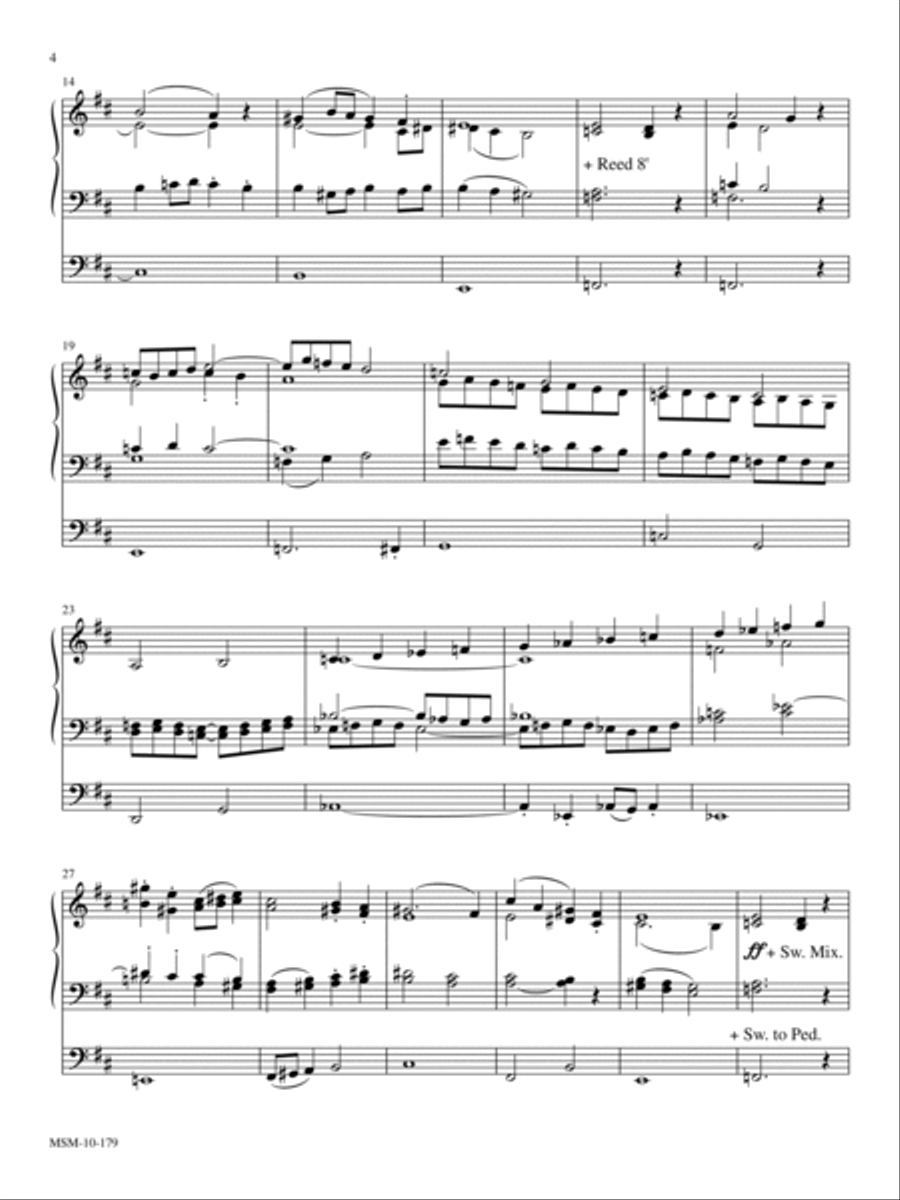 With Gladness With Gladness Organ scores gallery preview page 4