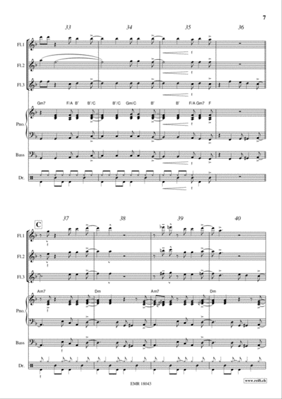 Kumbaya Flute scores gallery preview page 7