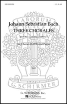 Book cover for 3 Chorales From Christmas Oratorio