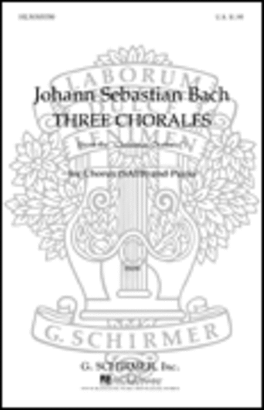 3 Chorales From Christmas Oratorio 3 Chorales From Christmas Oratorio 4-Part scores gallery preview page 1