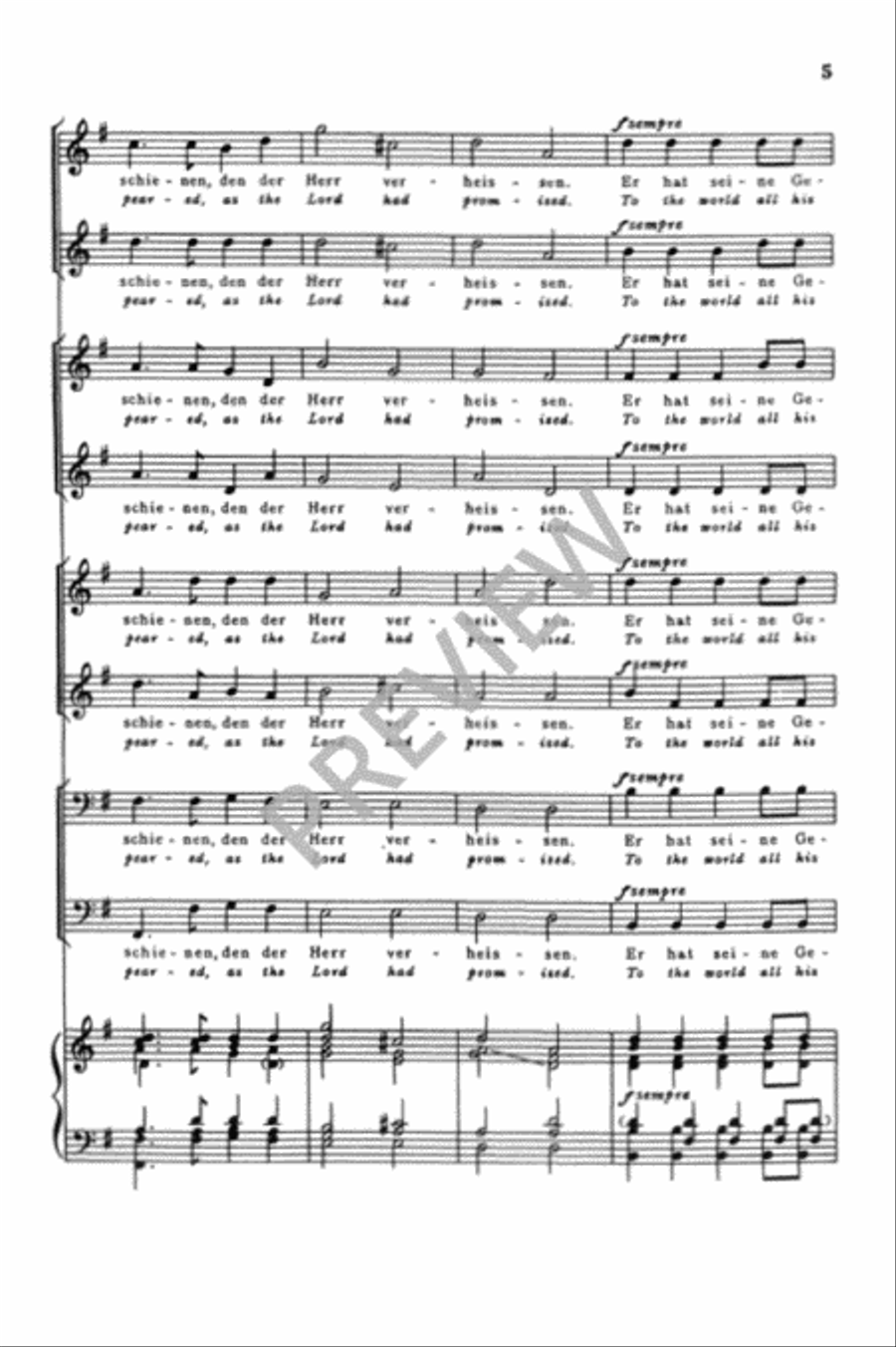 Weinachten (Christmas) Weinachten (Christmas) SSAATTBB scores gallery preview page 6