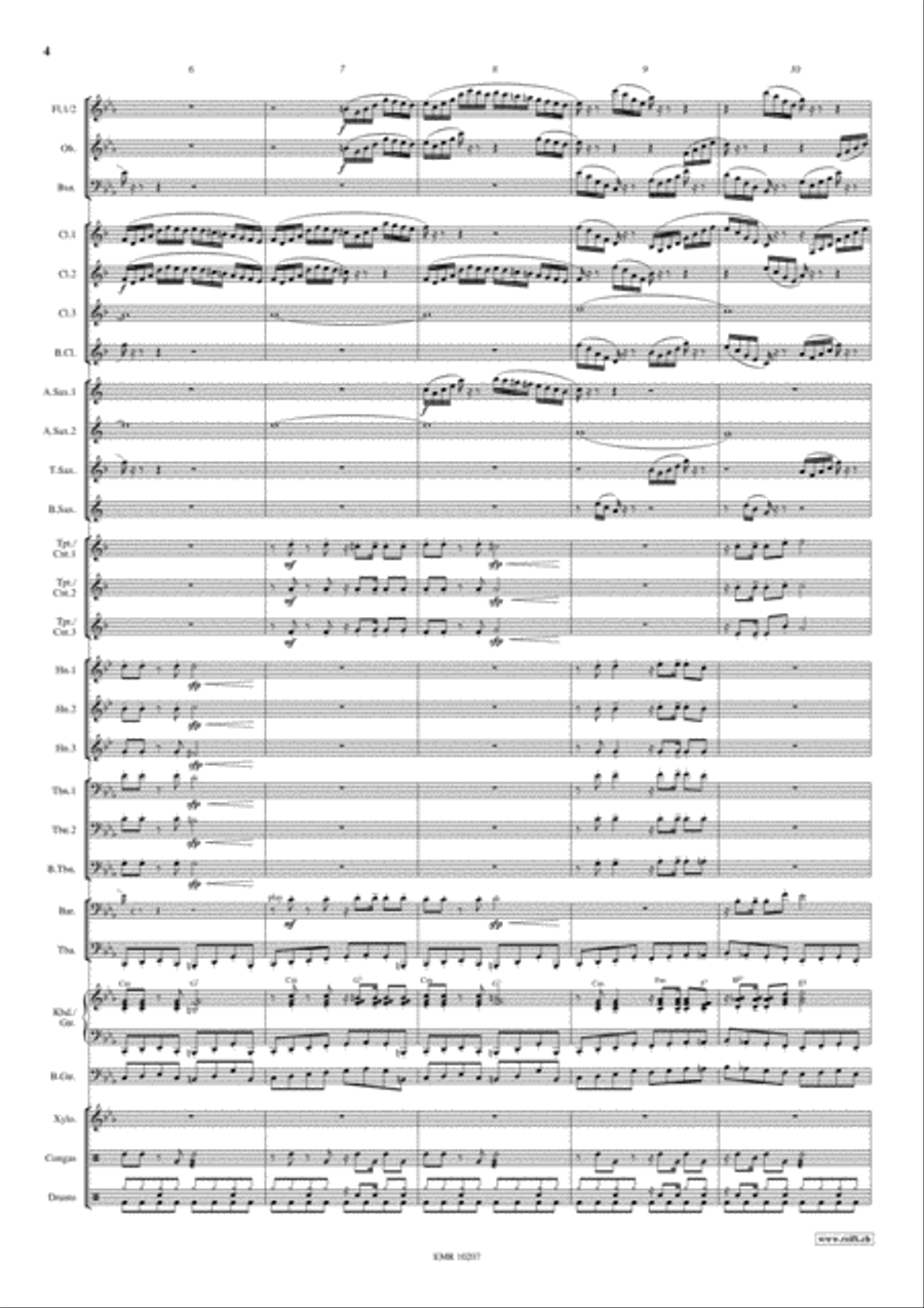 Solfeggietto Concert Band scores gallery preview page 5