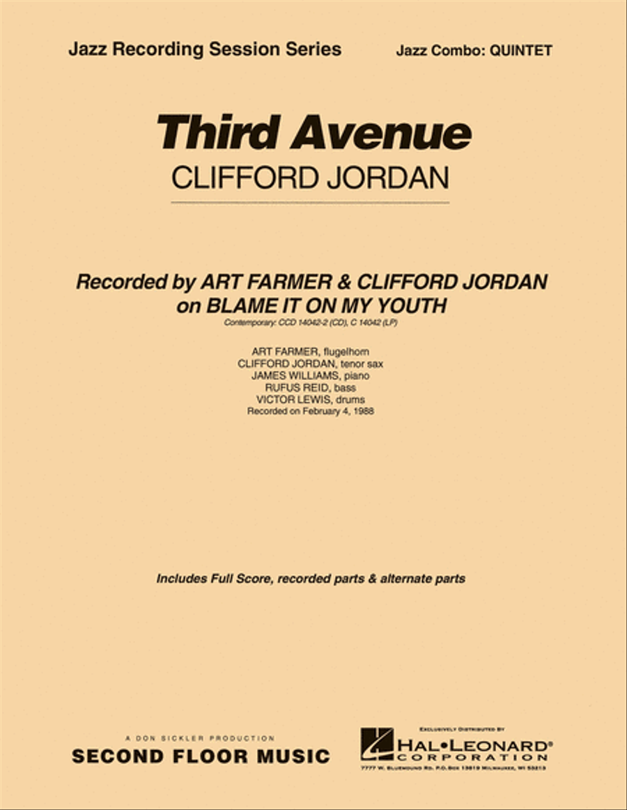 Third Avenue Jazz Ensemble scores gallery preview page 1