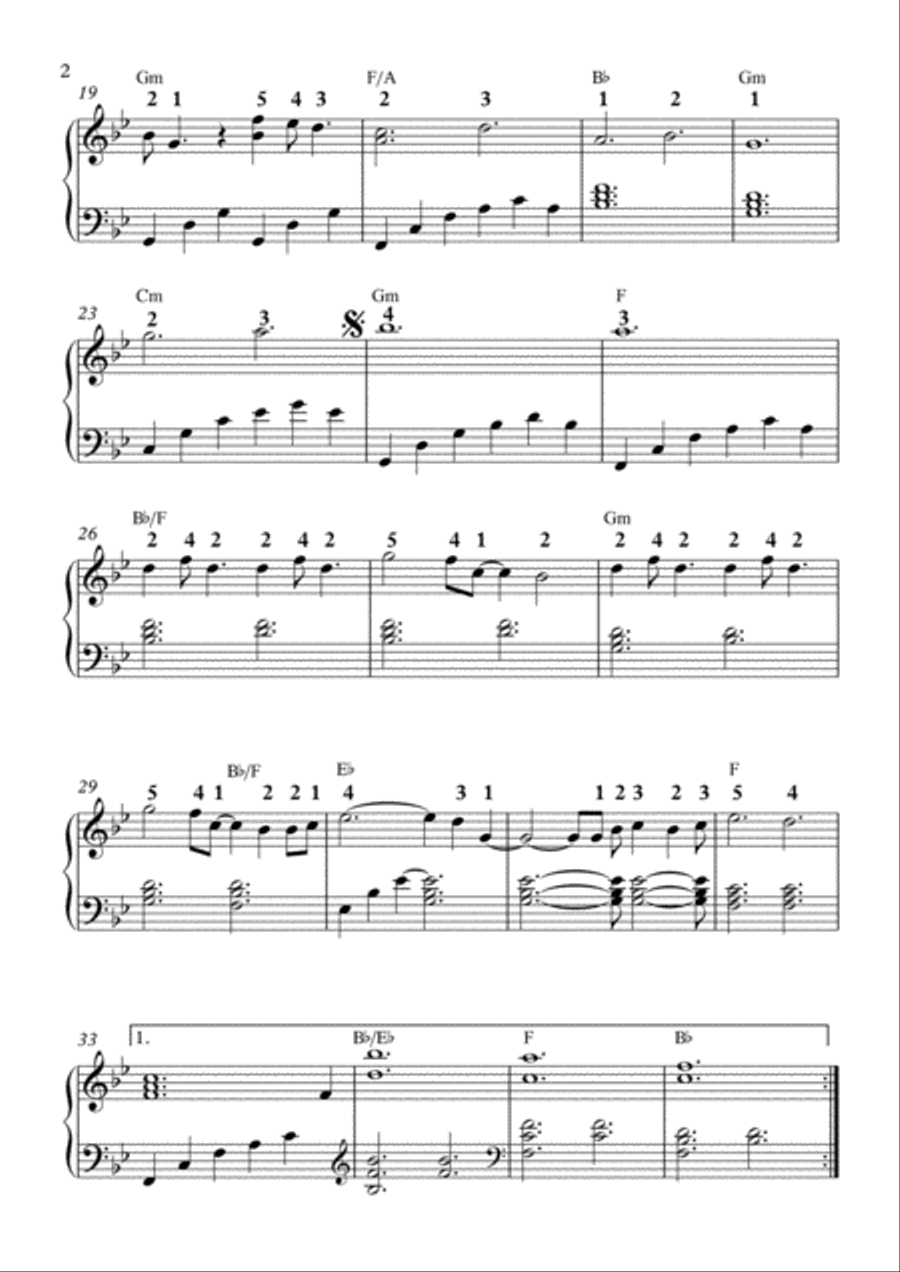 A Thousand Years Piano Solo scores gallery preview page 2