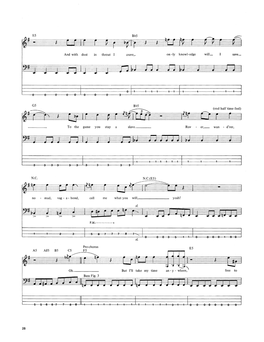 Wherever I May Roam Acoustic Guitar scores gallery preview page 3