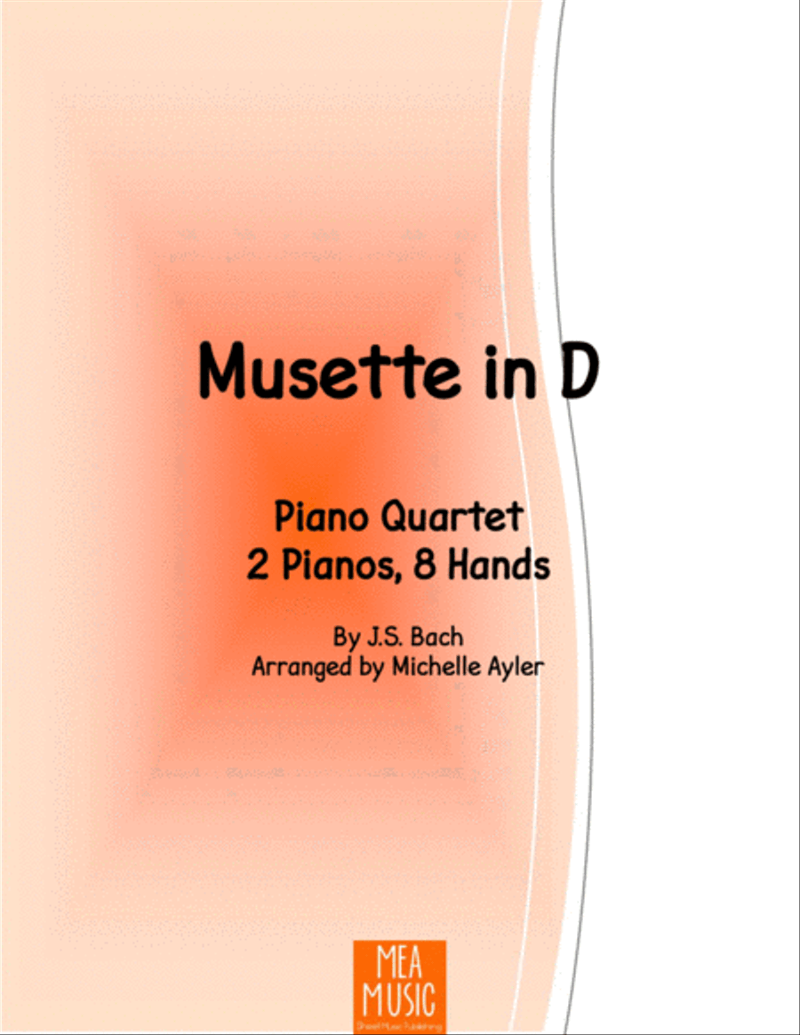 Musette in D (Quartet) Piano Quartet scores gallery preview page 1