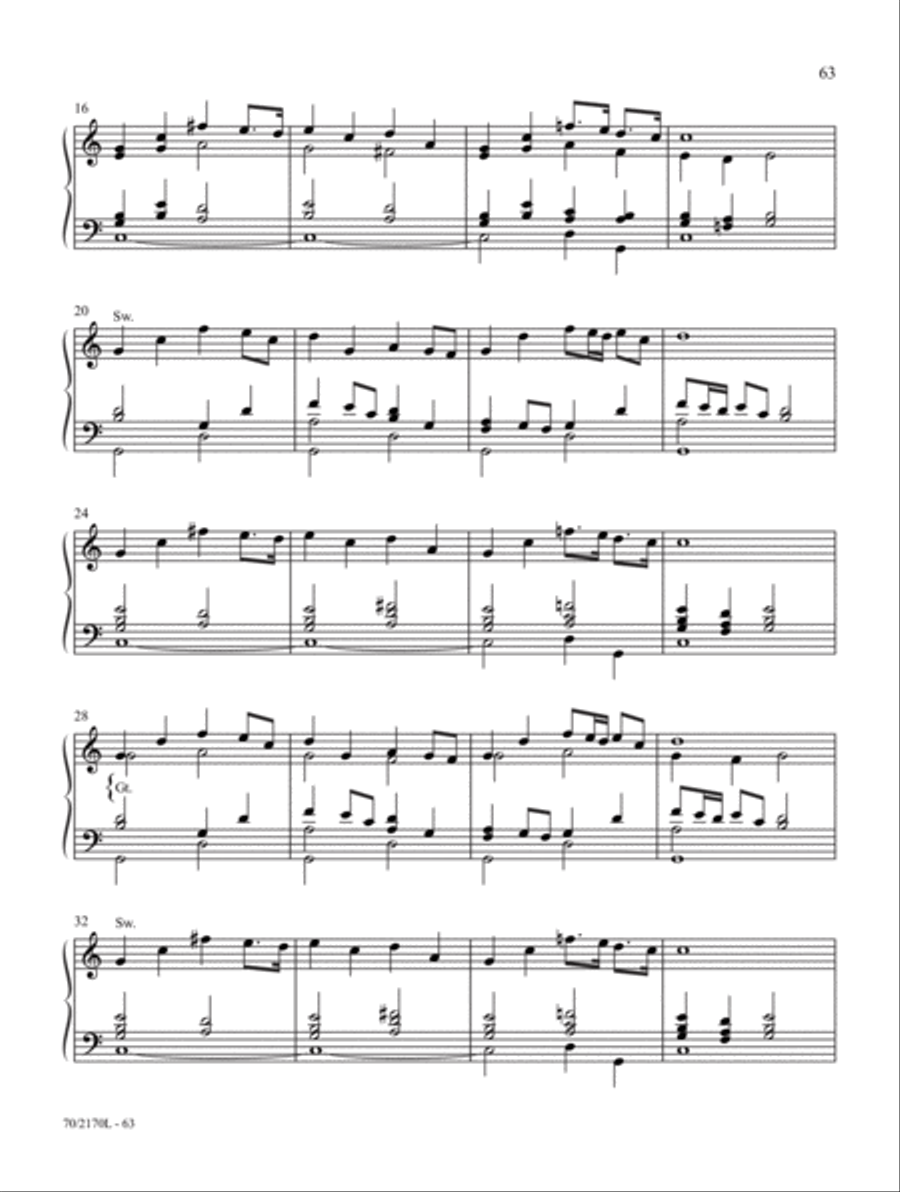 Pick Up & Play Pick Up & Play Organ Solo scores gallery preview page 38
