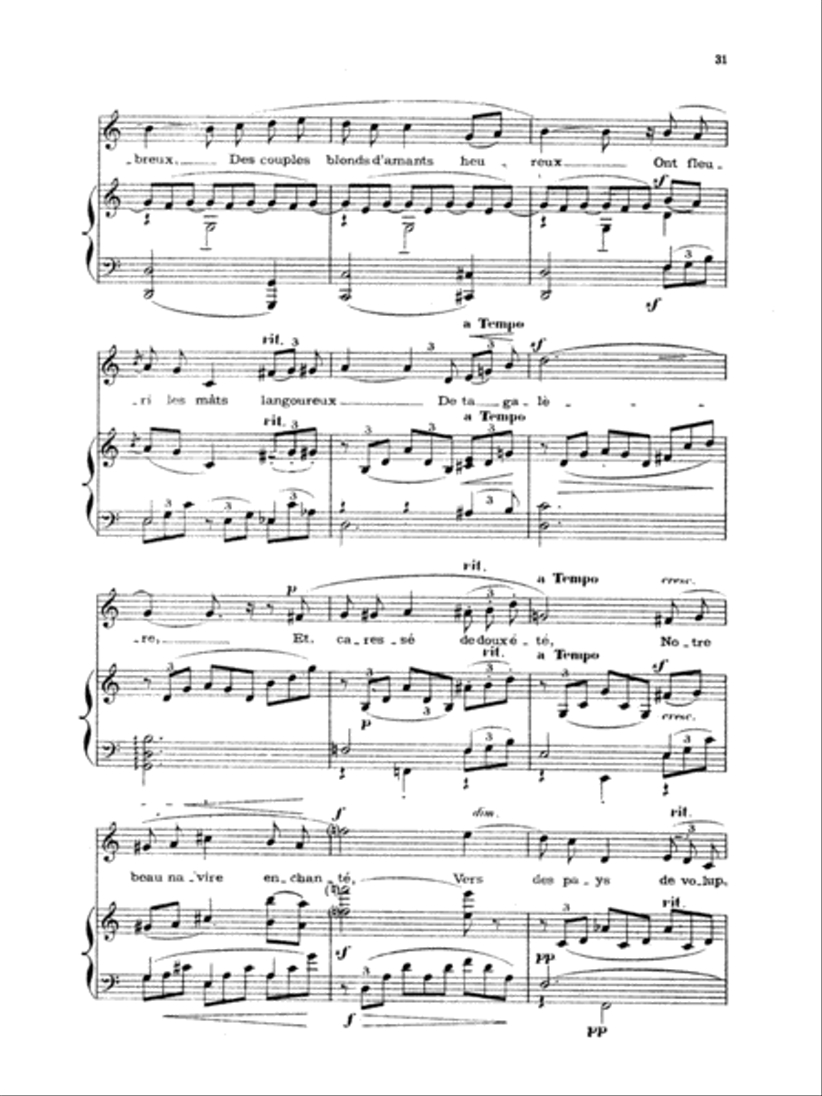 Chabrier: Recueil de Melodies Voice scores gallery preview page 2