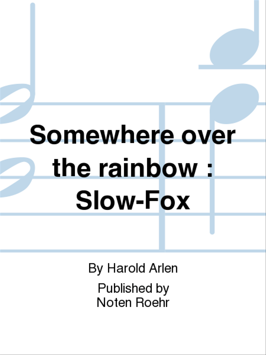 Wenn du in meinen Träumen bei mir bist = Somewhere over the rainbow Score scores gallery preview page 1