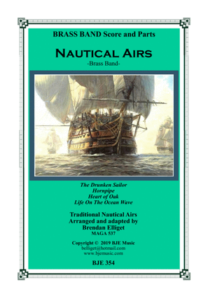 Book cover for Nautical Airs - Brass Band