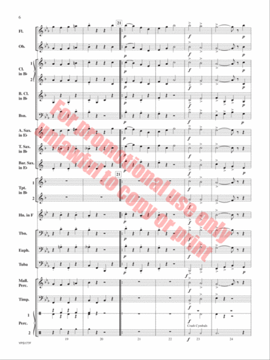 Feuerfest Concert Band scores gallery preview page 7