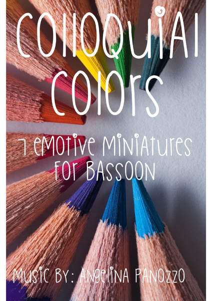 Colloquial Colors for solo bassoon and piano accompaniment