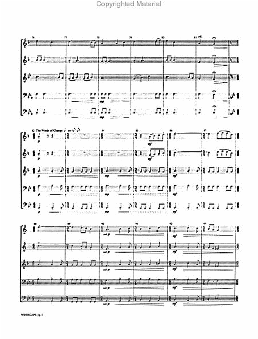 Windscape Brass Quintet scores gallery preview page 3
