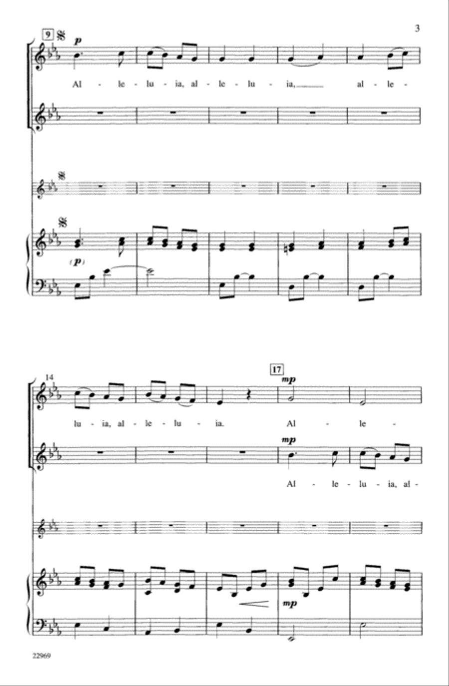 A Mozart Canon Choir scores gallery preview page 2