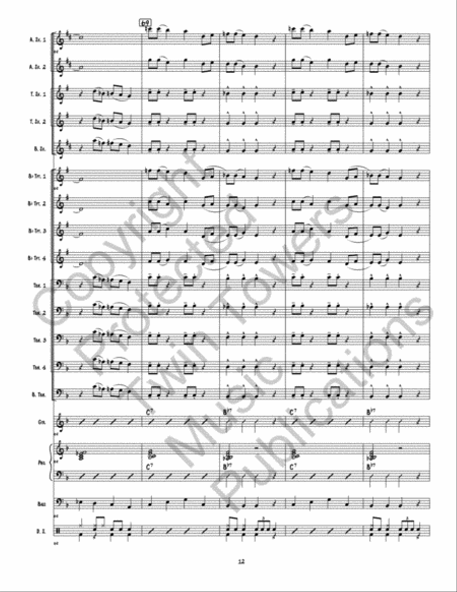 Williemakeit Blues Williemakeit Blues Jazz Ensemble scores gallery preview page 13