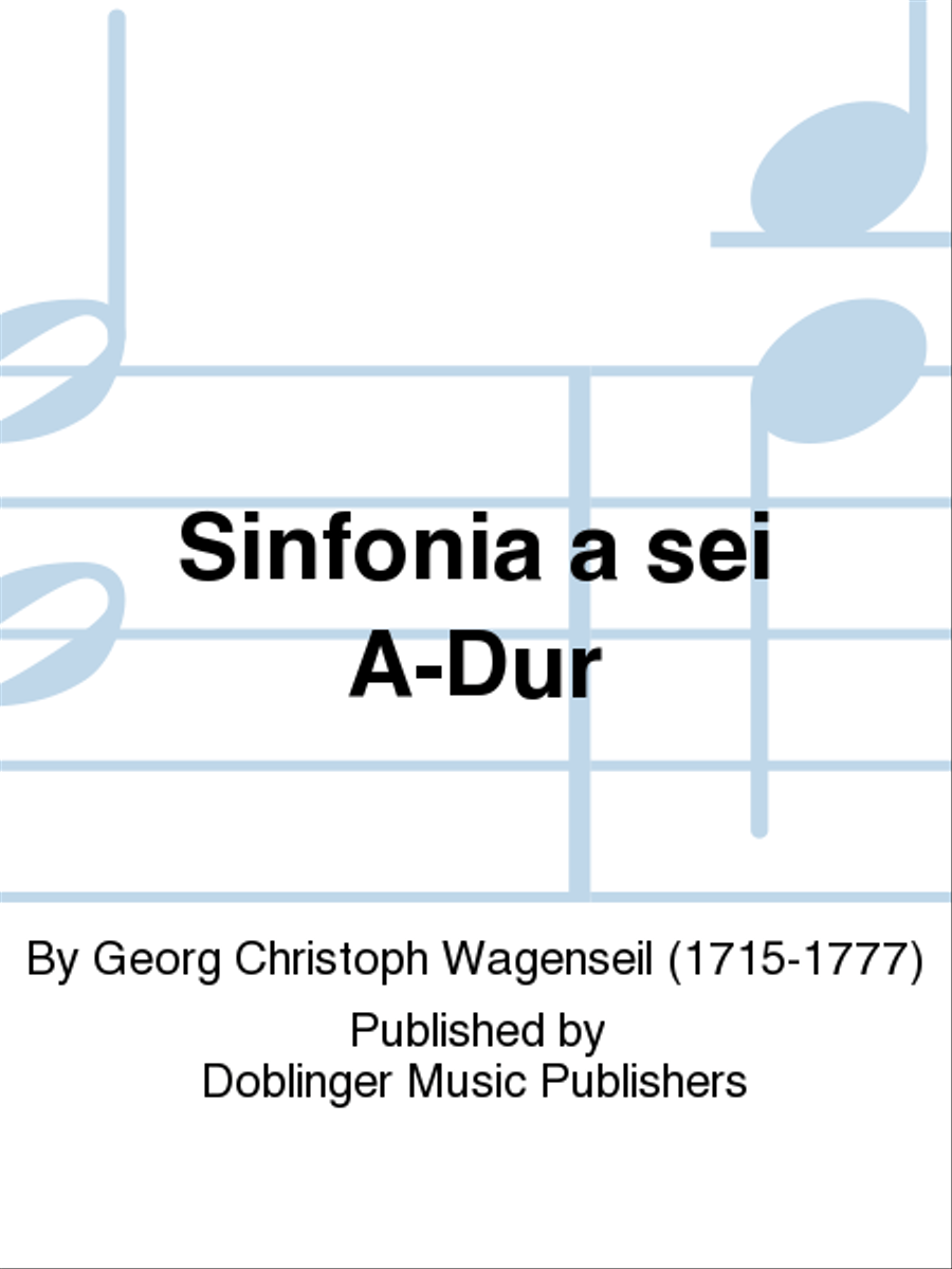 Sinfonia a sei A-Dur Orchestra scores gallery preview page 1