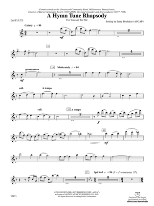 A Hymn Tune Rhapsody: 2nd Flute
