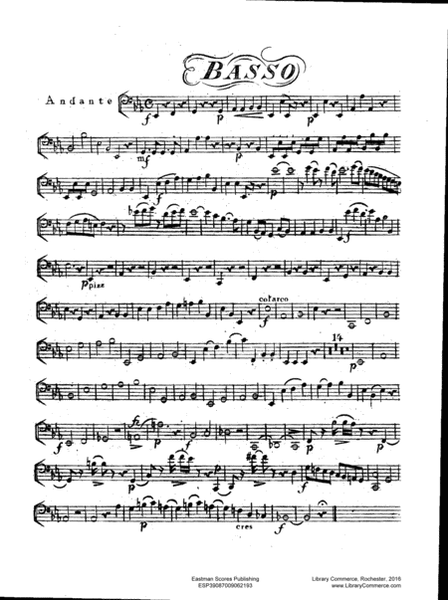 Variations & rondeau pour la harpe ou pianoforte avec accompagnement d'un violon, alto, basse ad lib.