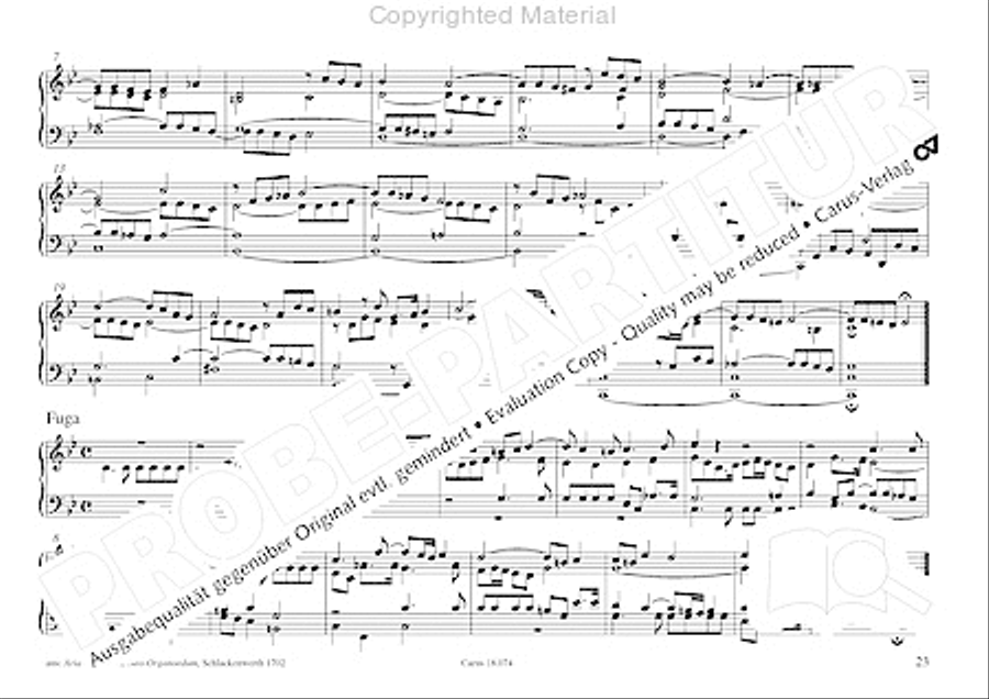 Organo pleno. Orgelstucke zum Ein- und Auszug Organ Solo scores gallery preview page 31