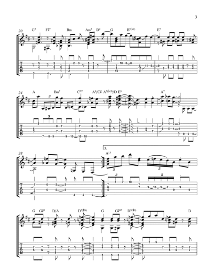 First Rule Of Thumb Electric Guitar scores gallery preview page 3