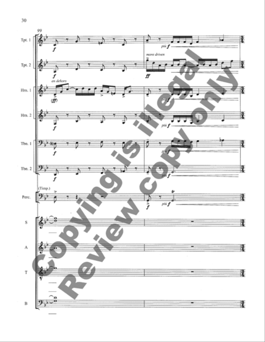 O Magnum Mysterium (Full Score) Choir scores gallery preview page 49
