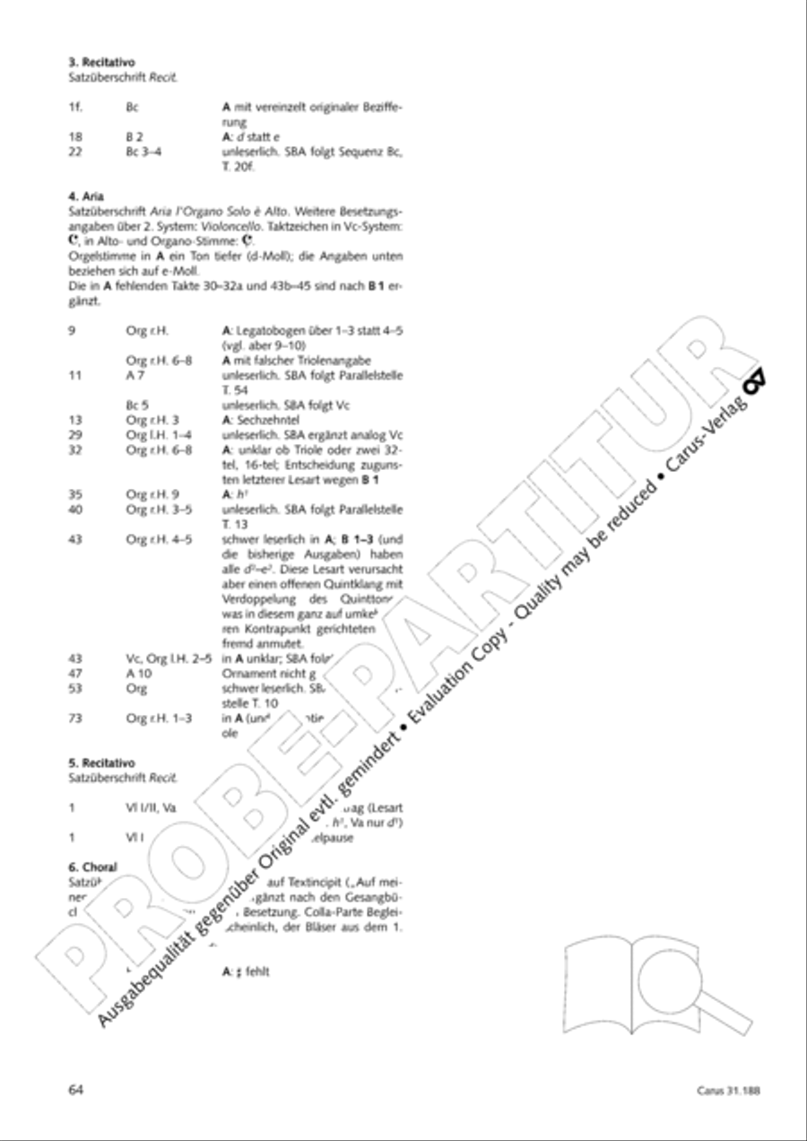 I have placed all my confidence (Ich habe meine Zuversicht) 4-Part scores gallery preview page 65