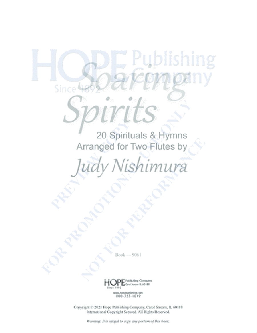 Soaring Spirits Flute Duet scores gallery preview page 4