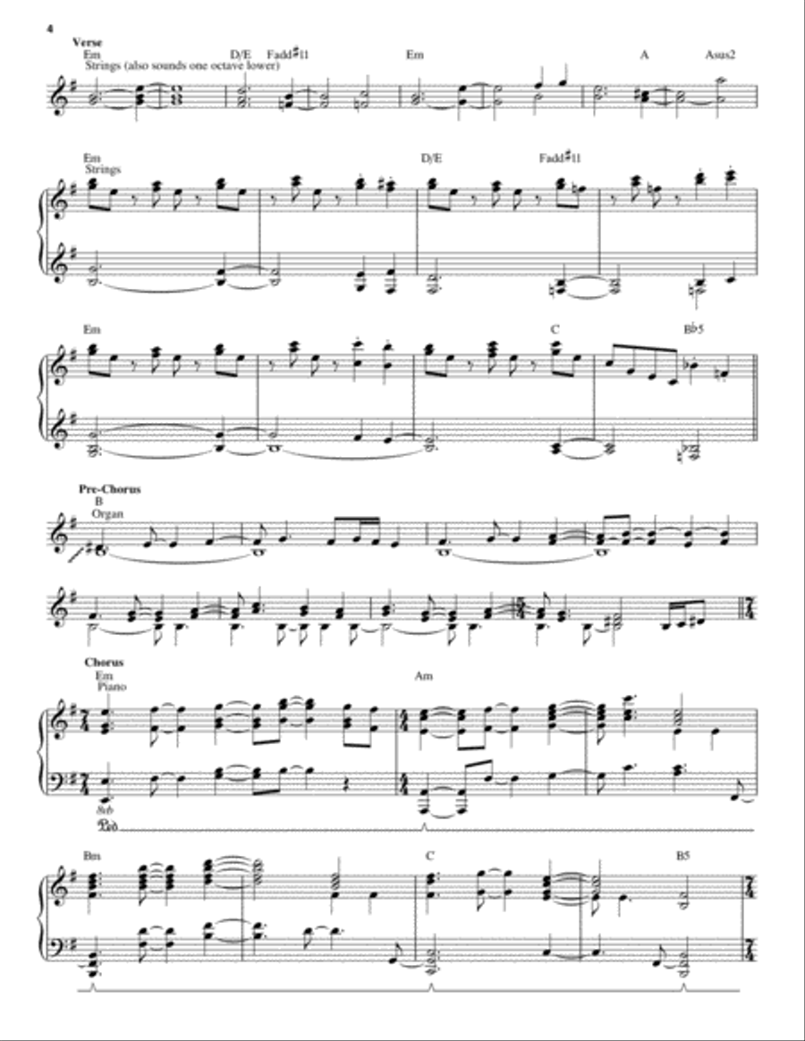Moment Of Betrayal Piano scores gallery preview page 4