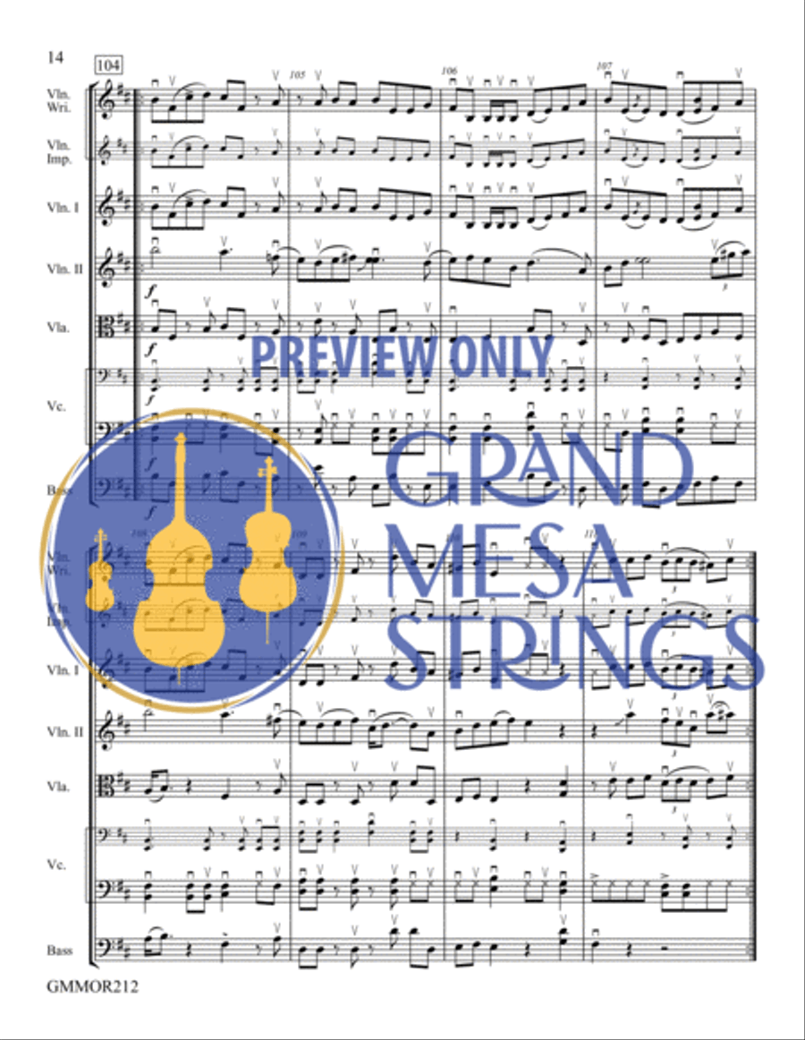 Blue Sky Basin String Orchestra scores gallery preview page 15