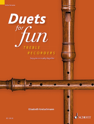 Book cover for Duets for fun: Treble Recorder