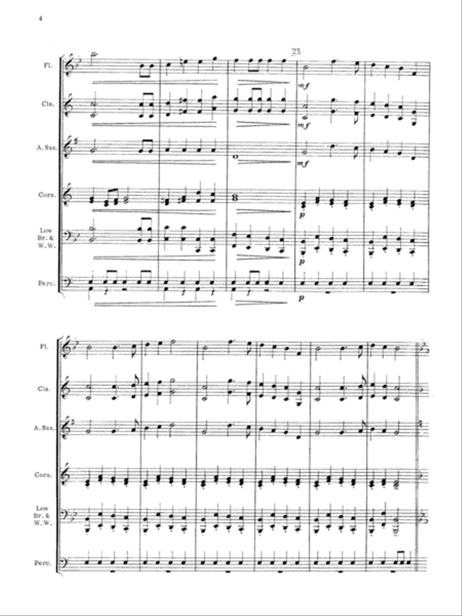 Royal March: Score Royal March: Score Concert Band scores gallery preview page 4