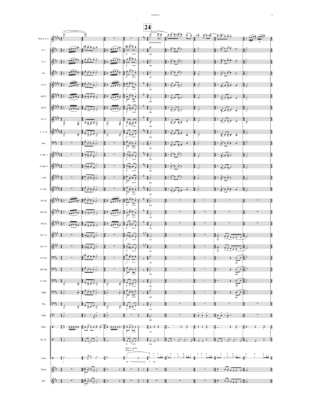Concerto For Alto Saxophone And Wind Ensemble - Conductor Score (Full Score)