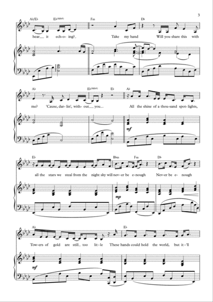 Never Enough Voice scores gallery preview page 3