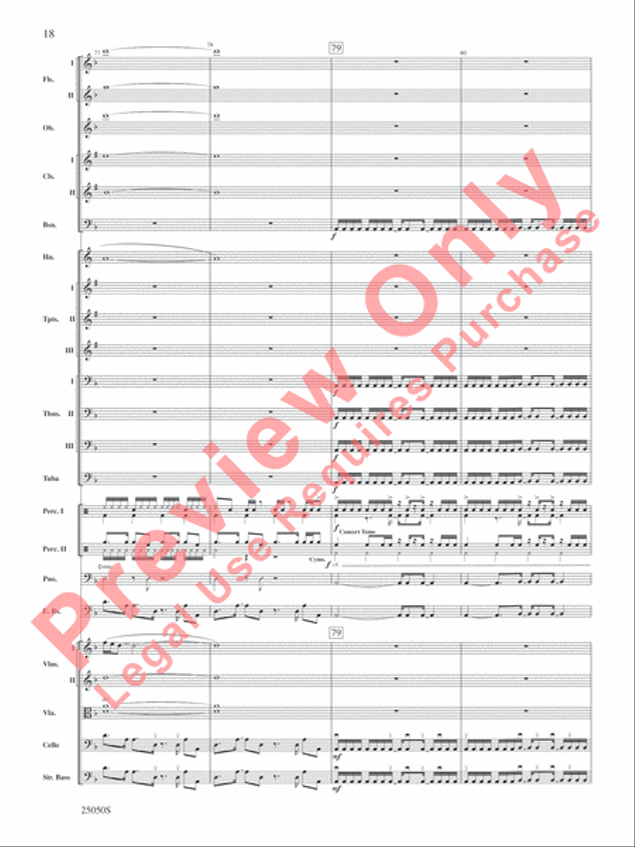 The Children of Sanchez The Children of Sanchez Full Orchestra scores gallery preview page 19