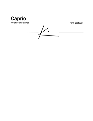 Diehnelt: Caprio for Oboe and Strings