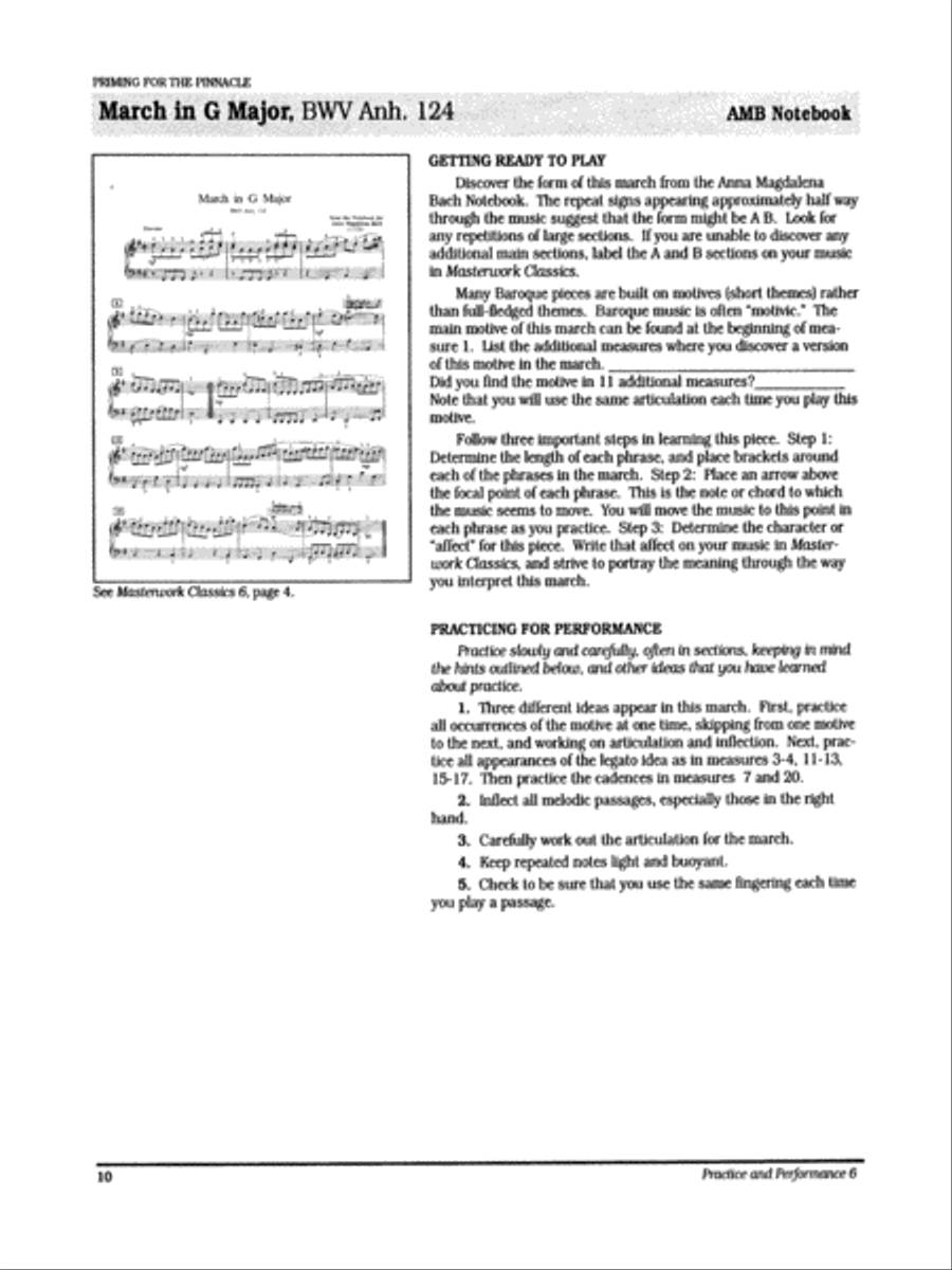 Masterwork Practice & Performance Piano Solo scores gallery preview page 6