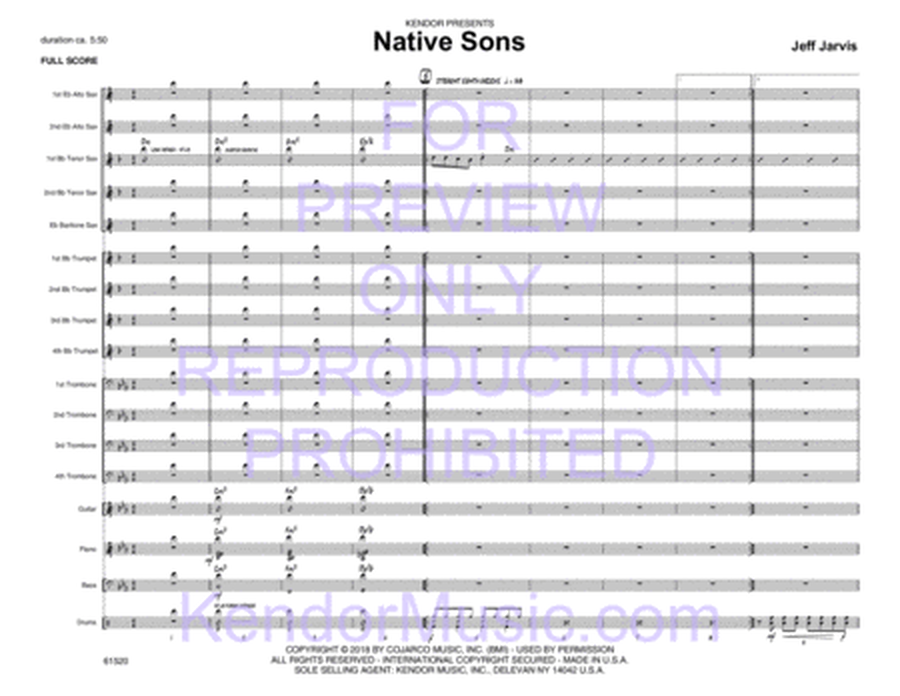 Native Sons (Full Score)
