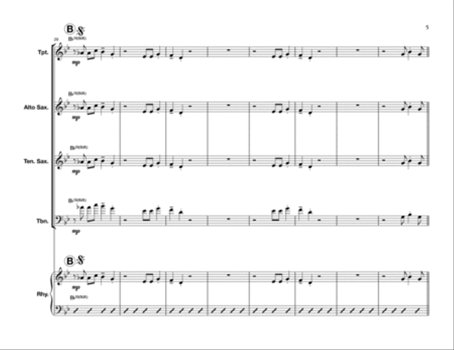 Black Jacket Black Jacket Jazz Ensemble scores gallery preview page 5