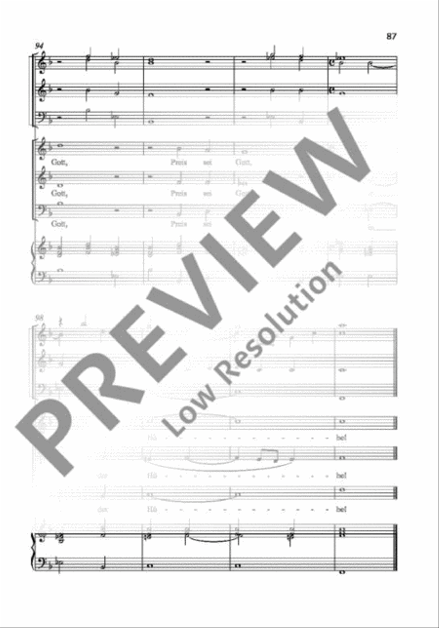 Dank sagen wir alle Mixed Choir scores gallery preview page 11