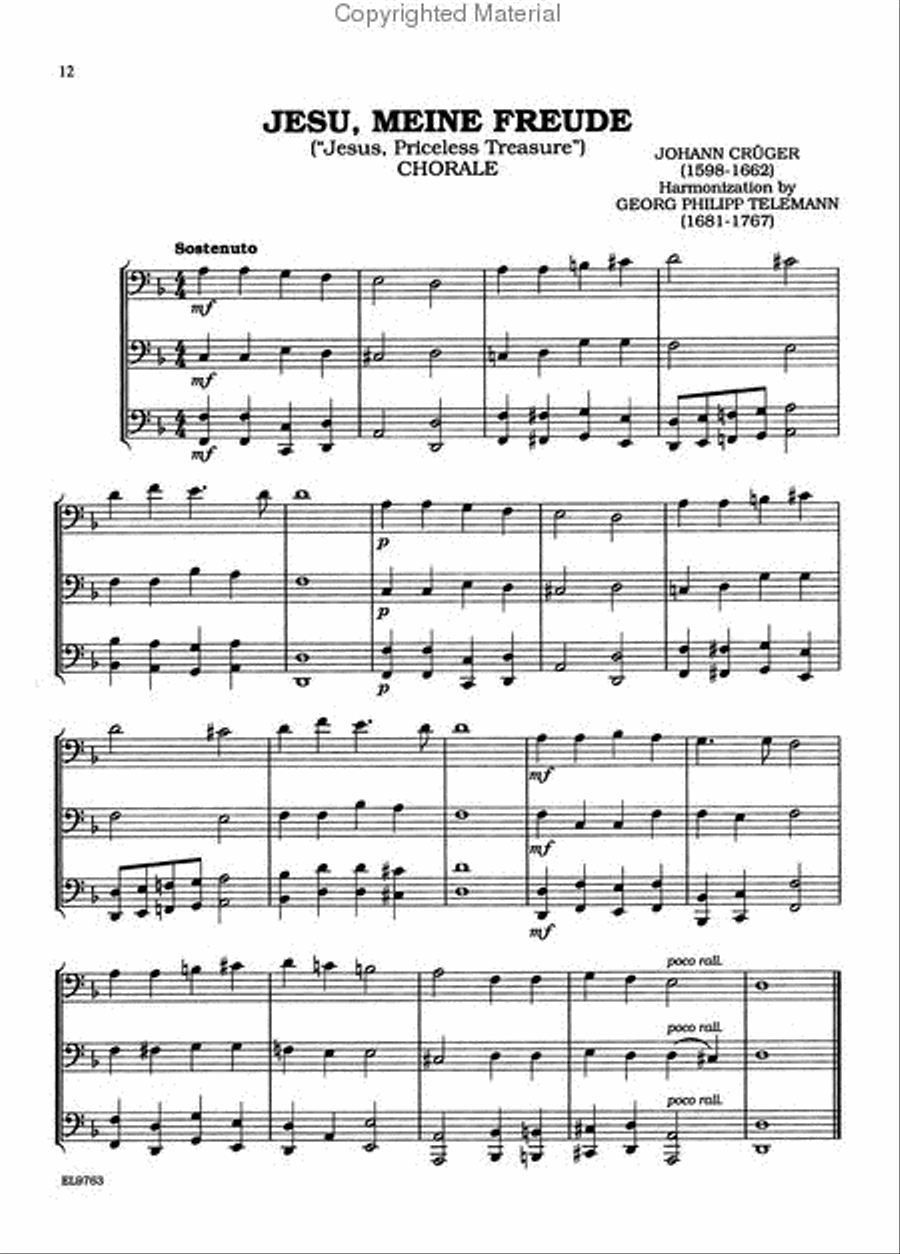 Sacred Trios for All (From the Renaissance to the Romantic Periods) Small Ensemble scores gallery preview page 3