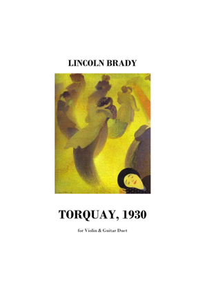 Book cover for TORQUAY, 1930 - Violin & Guitar Duet