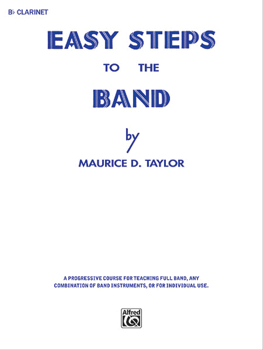 Easy Steps to the Band (Bb Clarinet) Concert Band Methods scores gallery preview page 1