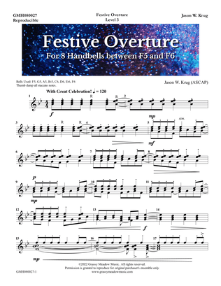 Book cover for Festive Overture (for 8 handbells)