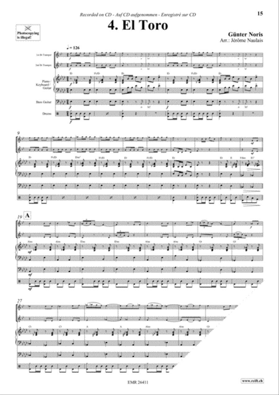 Let's Dance Volume 2 Trumpet Duet scores gallery preview page 6