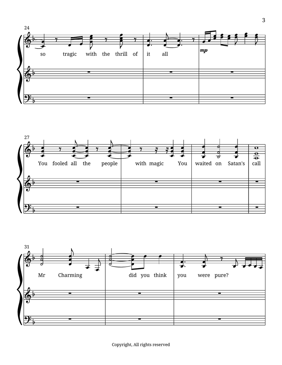 Mr. Crowley Mr. Crowley Organ Solo scores gallery preview page 3