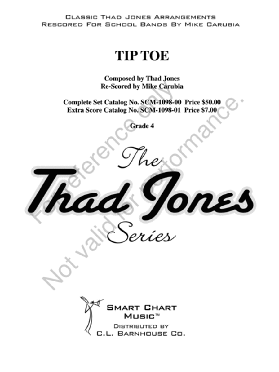 Tip Toe Jazz Ensemble scores gallery preview page 2