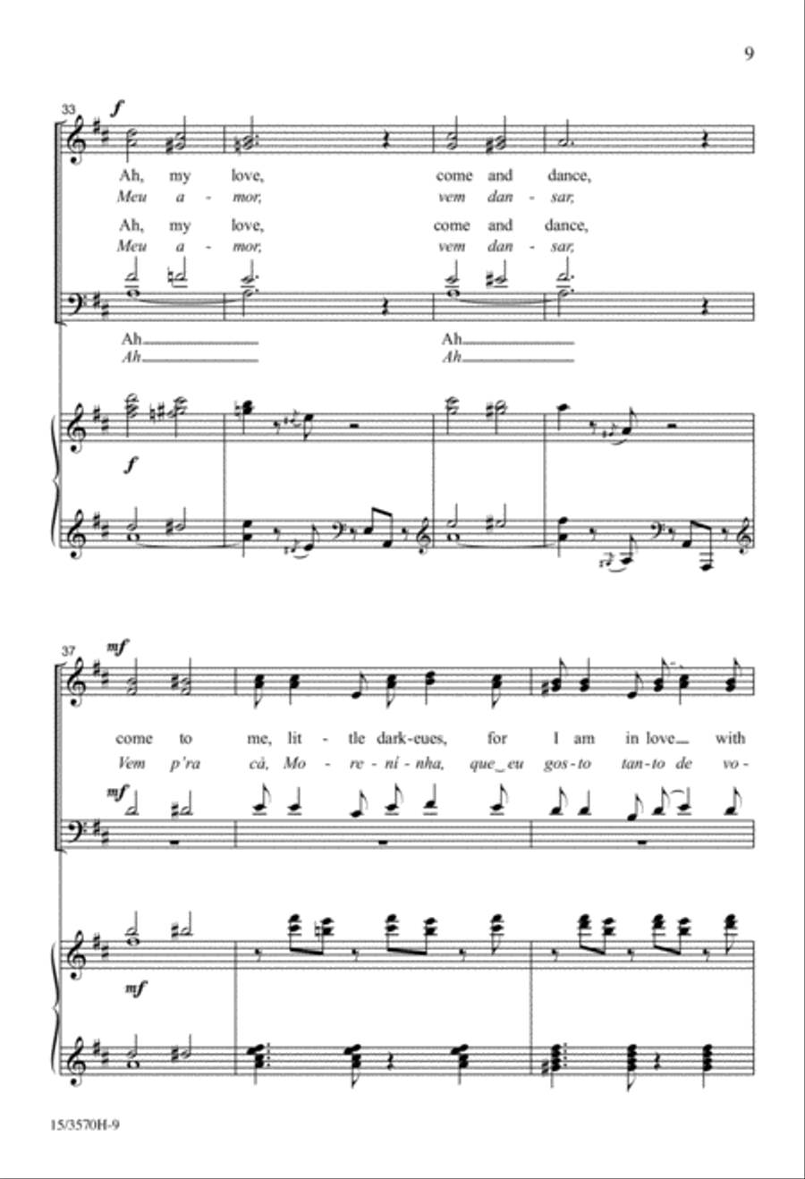 They All Dance the Samba 4-Part scores gallery preview page 8