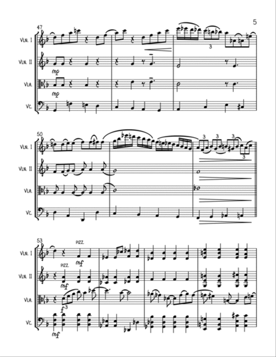 Have You Met Miss Jones? Have You Met Miss Jones? String Quartet scores gallery preview page 5